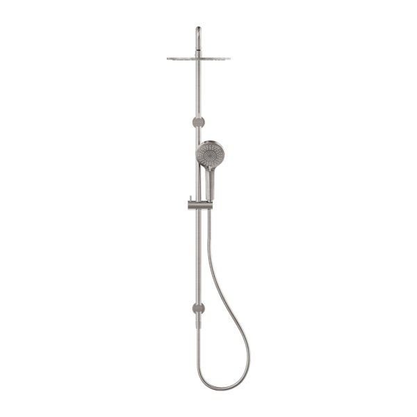 Nero Dolce Full Combination 250mm Overhead and Handshower - Brushed Nickel