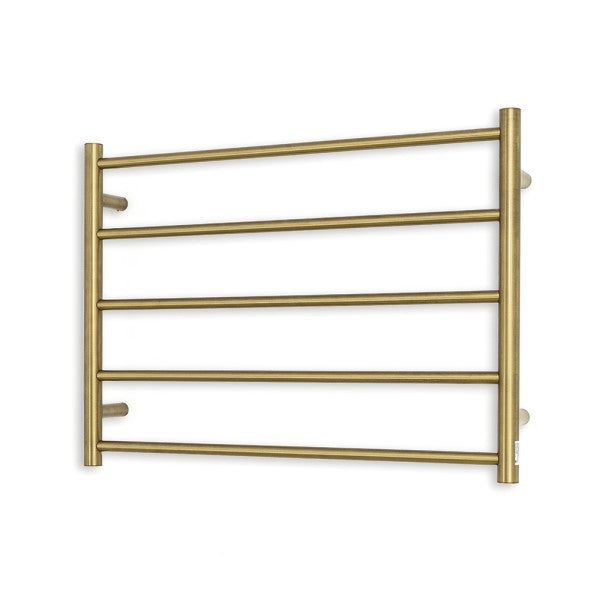 Radiant GLD-RTR03 Round Heated Ladder - 750 x 550, Brushed Gold - LEFT HAND ON SALE