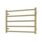 Radiant GLD-RTR03 Round Heated Ladder - 750 x 550, Brushed Gold