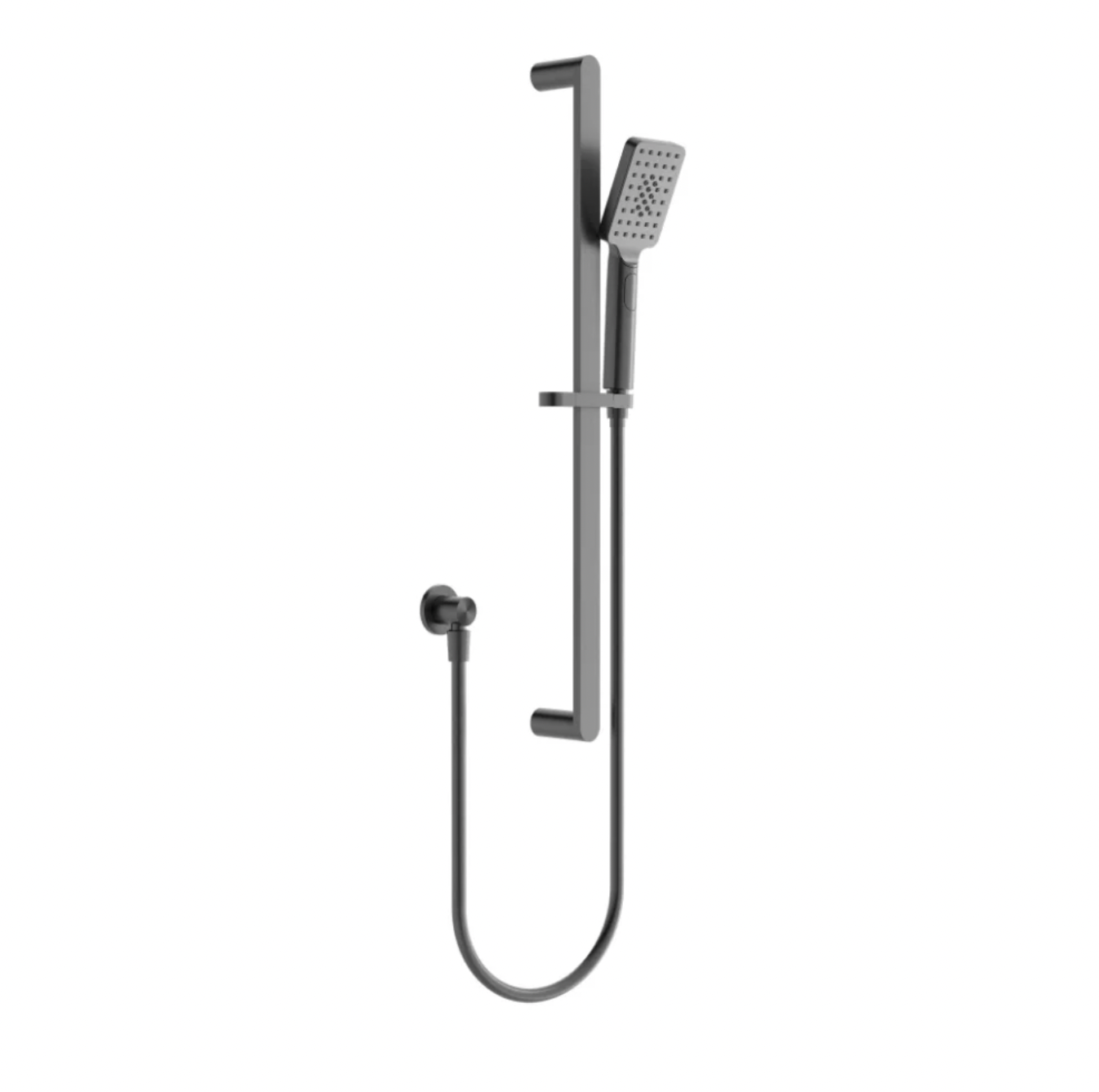 Nero Bianca Gun Metal Shower Rail