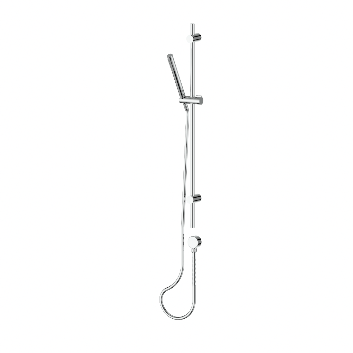 Greens Rocco Pin Rail Shower Chrome 