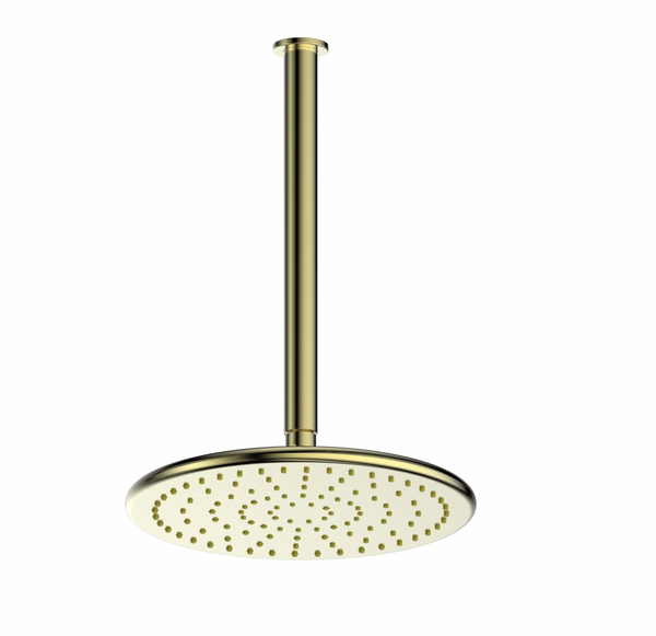Greens Rocco Overhead Ceiling Shower - Brushed Brass