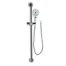 Care+ Core Range 3 Function Hand Shower on 900mm Grab Rail - Polished 304 Stainless Steel