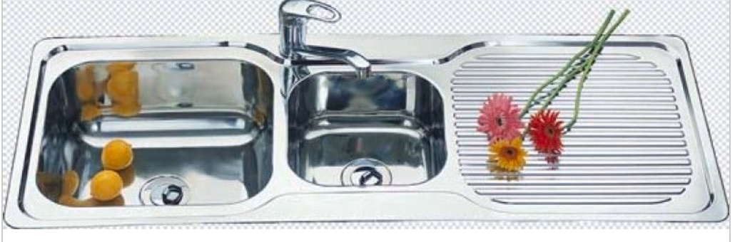 Kitchen Sink 1225x465x180mm OVERSTOCK