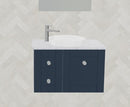 Timberline Victoria 900mm Wall Hung Vanity with Ceramic Basin