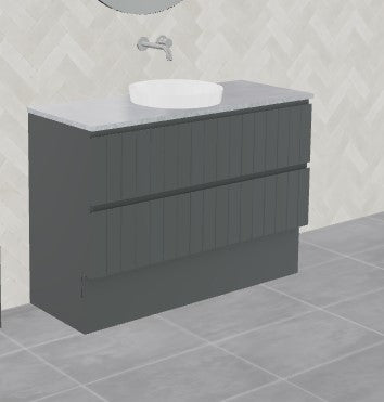 Timberline Henley 1200mm Floorstanding Vanity with Ceramic Basin