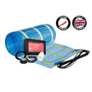 Thermonet 200W/m² Underfloor Heating - 200W Heating Mat & Black Dual Controller Kit