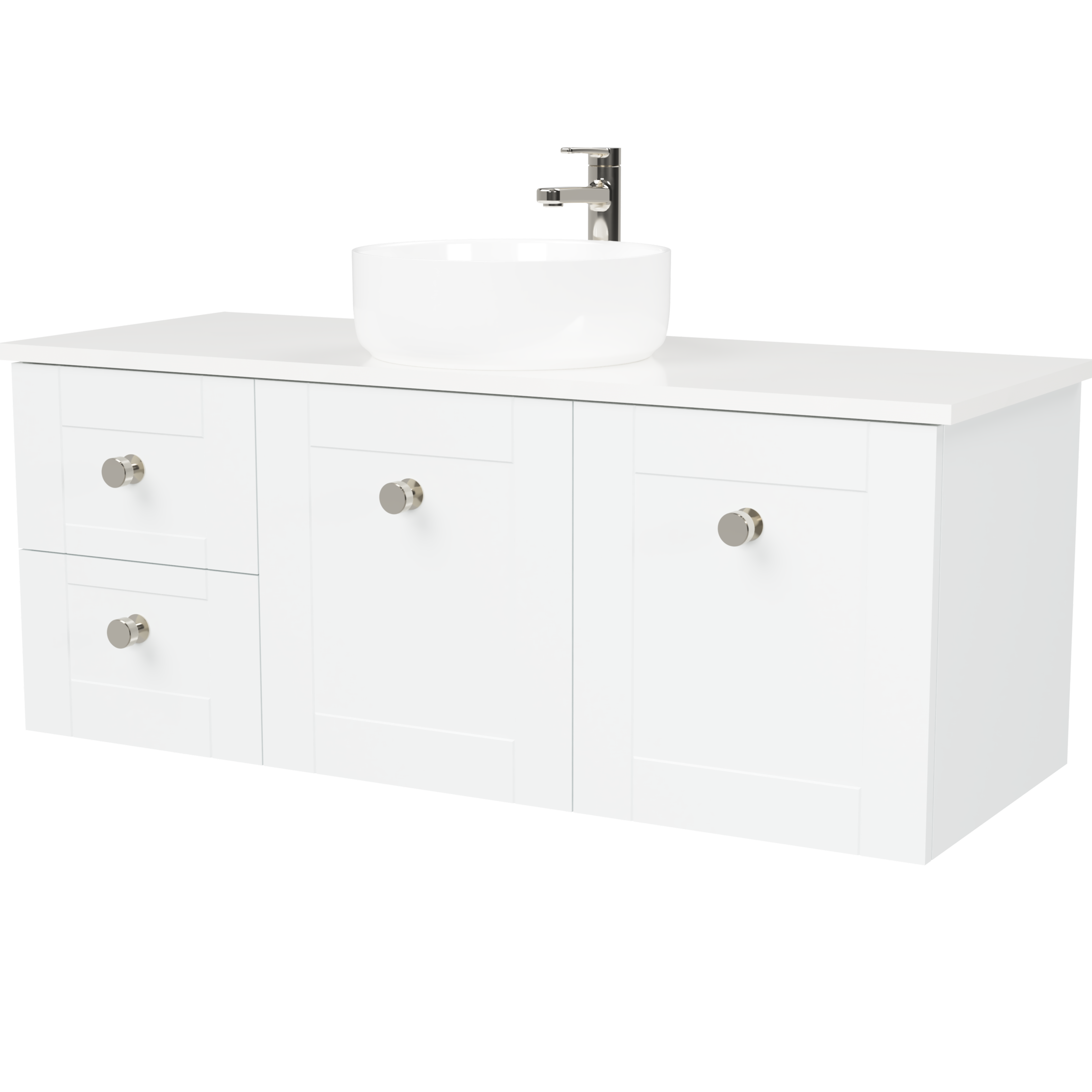 Timberline Victoria 1200mm Wall Hung Vanity with Ceramic Basin