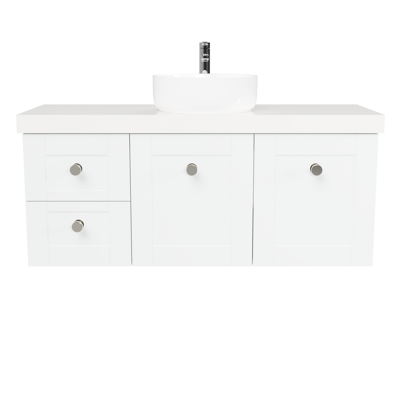 Timberline Victoria 1200mm Wall Hung Vanity with Ceramic Basin