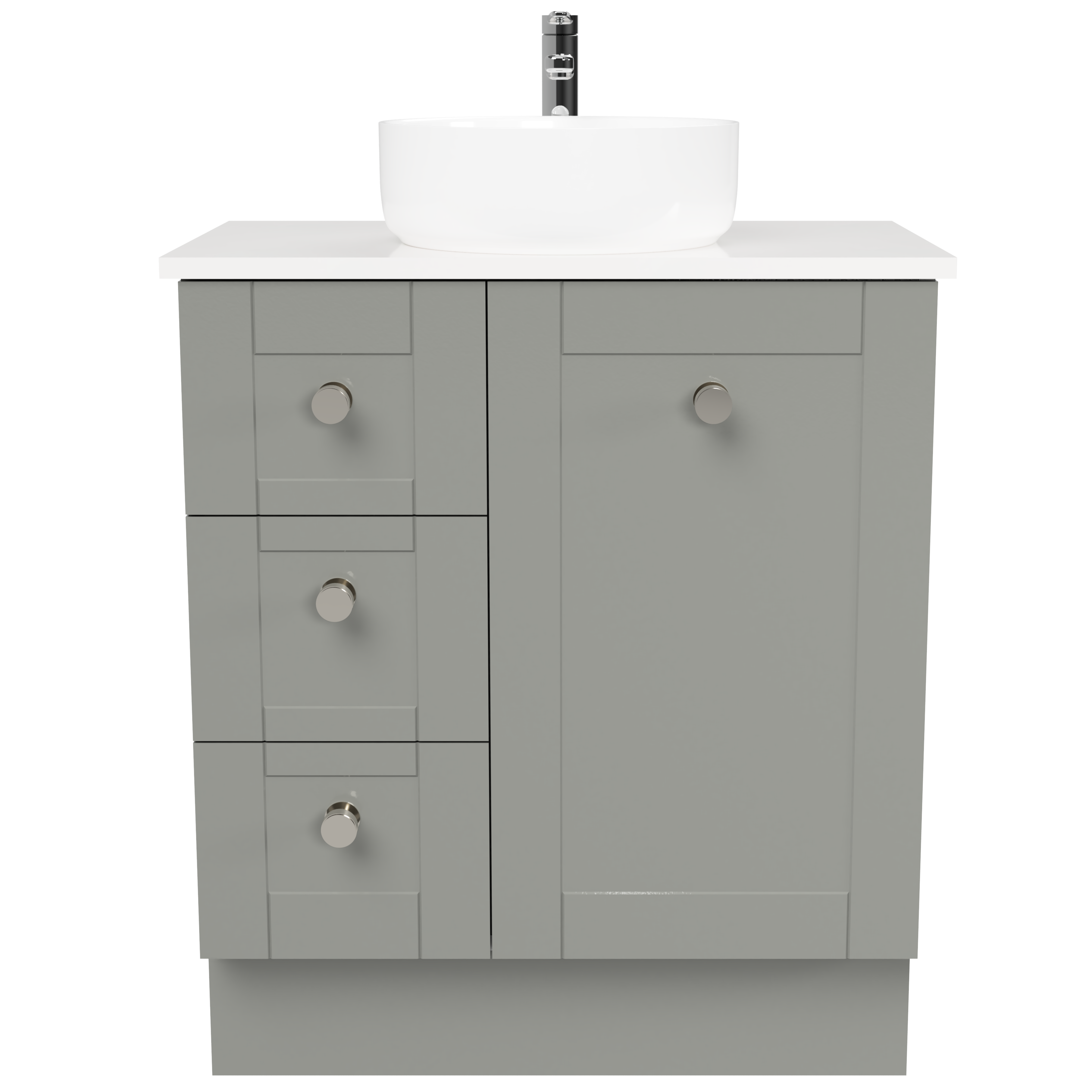 Timberline Victoria 750mm Floor Standing Vanity with Ceramic Basin