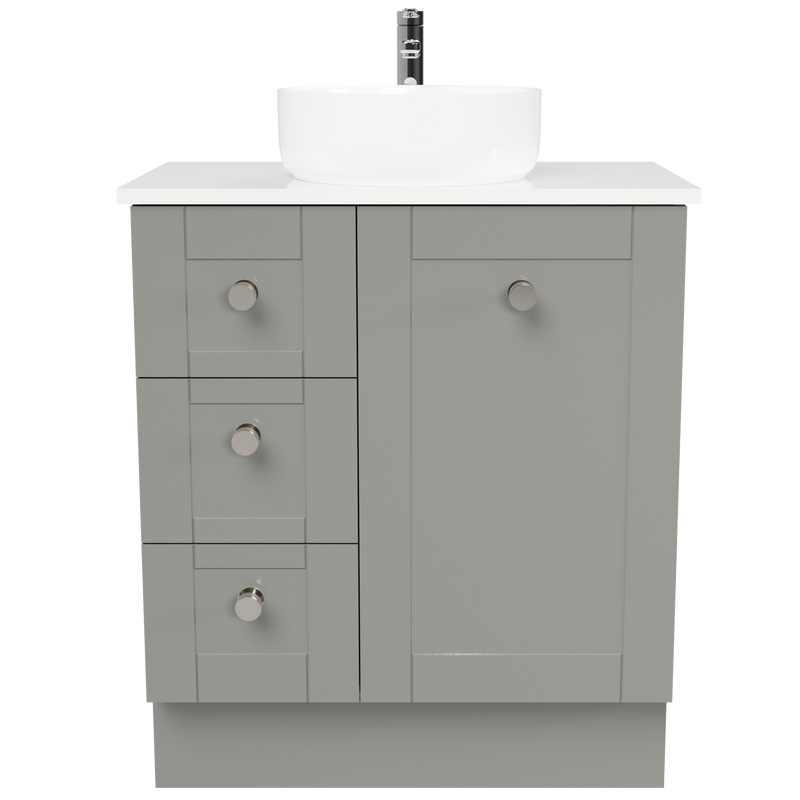 Timberline Victoria 750mm Floor Standing Vanity with Ceramic Basin