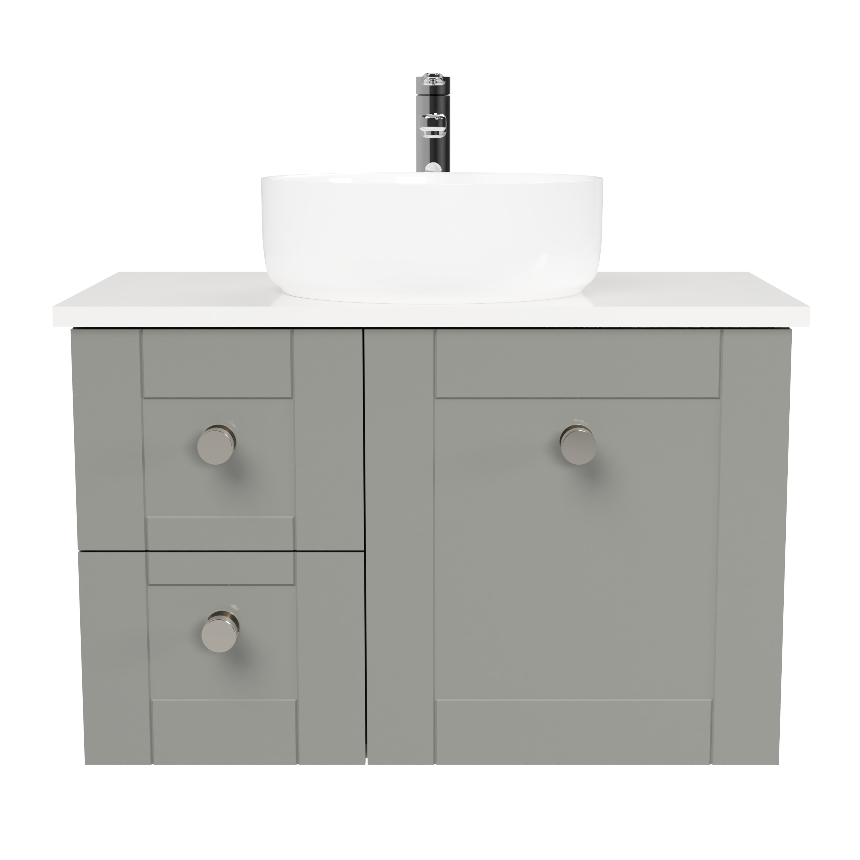 Timberline Victoria 750mm Wall Hung Vanity with Ceramic Basin