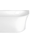 Aloha Freestanding Back to Wall Bath - White Gloss