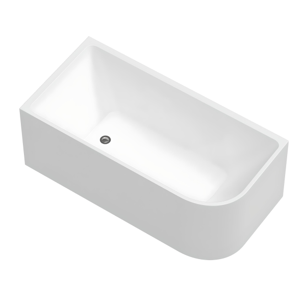 Symmetry 1700 LH Multi Fit Corner BTW Freestanding Bath White