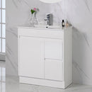 Aulic Maya Slim 750mm Vanity, White Gloss