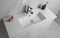 Aulic Maya Slim 750mm Vanity, White Gloss