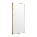 Homewares Bella Leaner Wall Mirror Brass 90X180CM