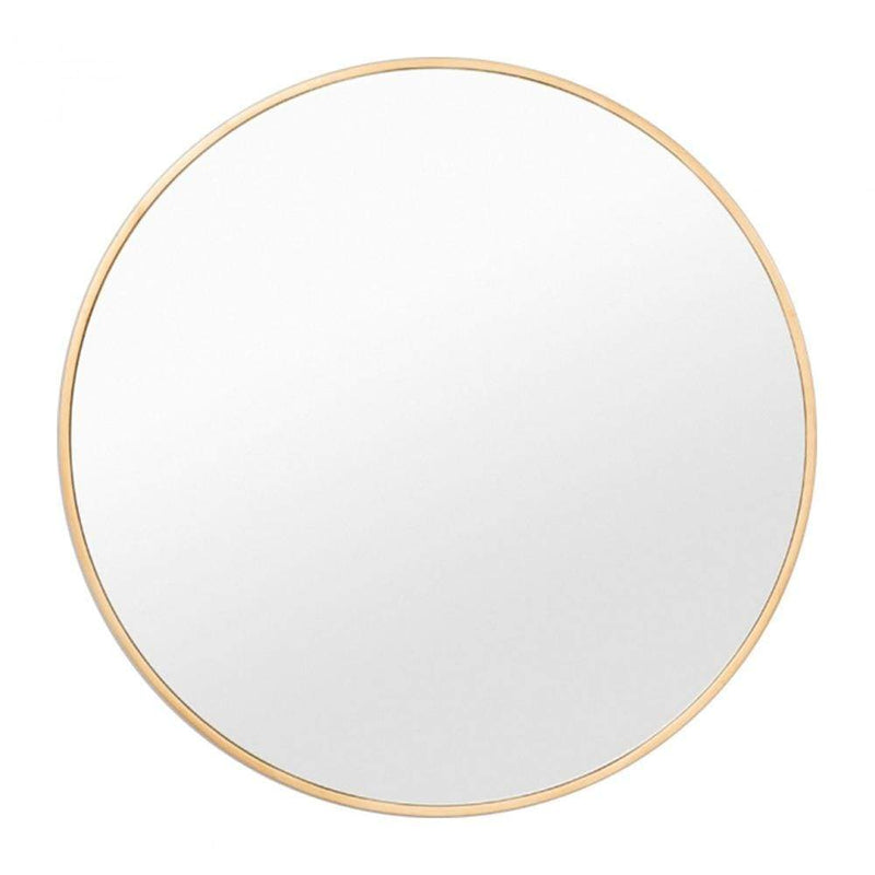 Homewares Bella Round Wall Mirror Brass 50CM