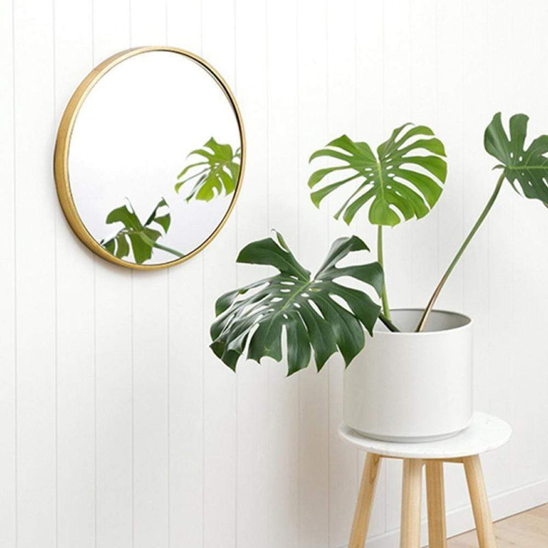 Homewares Bella Round Wall Mirror Brass 50CM