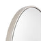 Homewares Bella Round Wall Mirror Silver 100CM