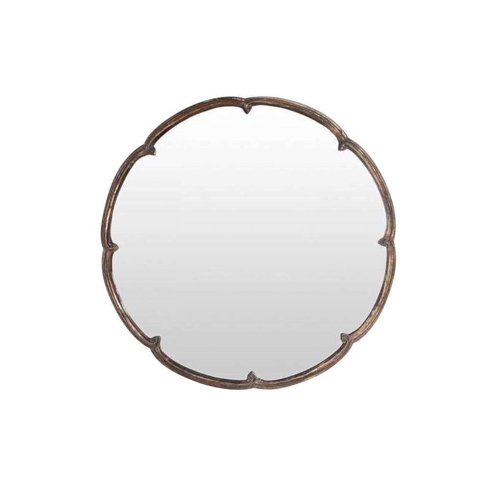 Homewares Flynn Maid's Mirror - Scalloped 87 x 87CM