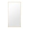 Mirrors Bella Leaner Wall Mirror Brass 90X180CM