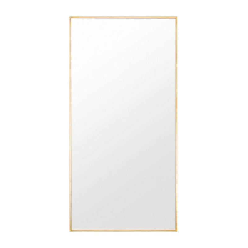 Mirrors Bella Leaner Wall Mirror Brass 90X180CM