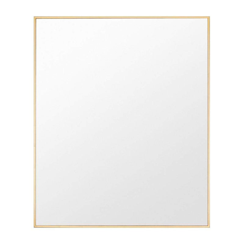 Mirrors Bella Rectangular Wall Mirror Brass 100X120CM