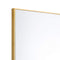 Mirrors Bella Rectangular Wall Mirror Brass 100X120CM