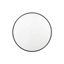 Mirrors Bella Round Wall Mirror Black Gloss