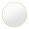 Mirrors Bella Round Wall Mirror Brass 100CM