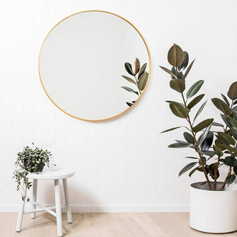 Mirrors Bella Round Wall Mirror Brass 120CM