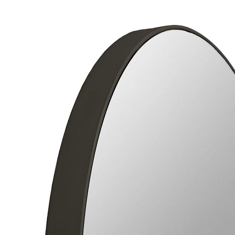 Mirrors Flynn Round Mirror Black