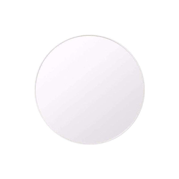 Mirrors Flynn Round Mirror - Bright White - 80CM