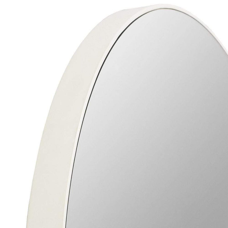 Mirrors Flynn Round Mirror White