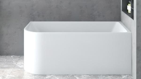 Symmetry 1500 RH Multi Fit Corner BTW Freestanding Bath White